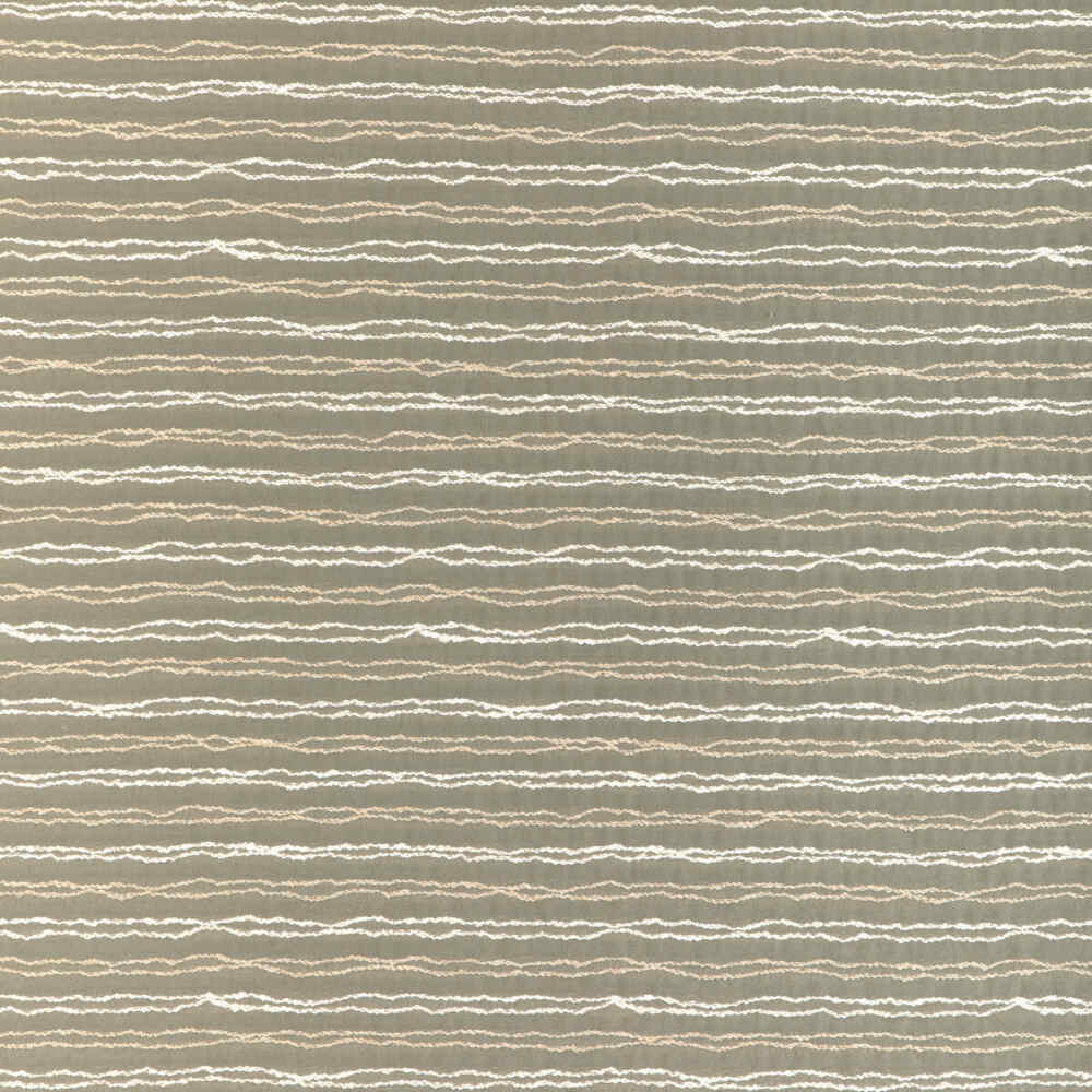 Sample of Kravet Design Wave Length Taupe 37057-106 Latitude Collection by Thom Filicia Upholstery Fabric