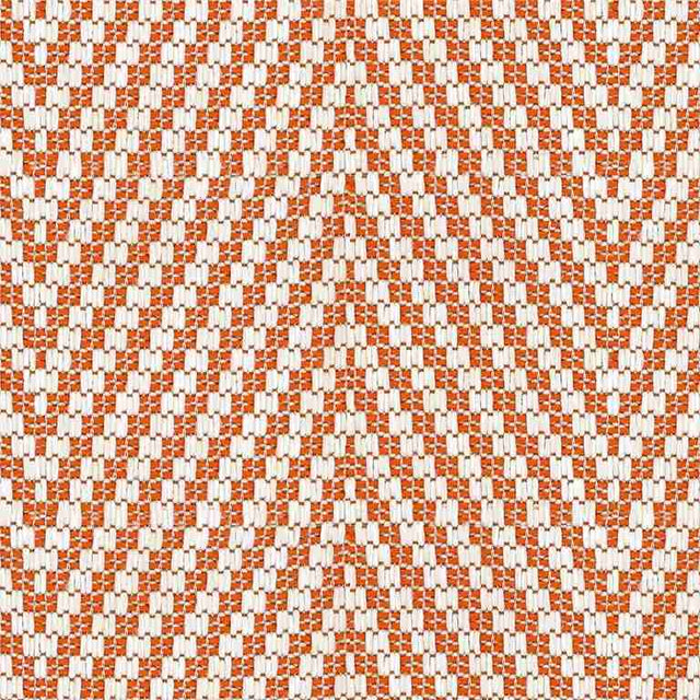 Sample of Kravet Kali Chevron Tangelo 33495-12 Echo Ibiza Collection Upholstery Fabric