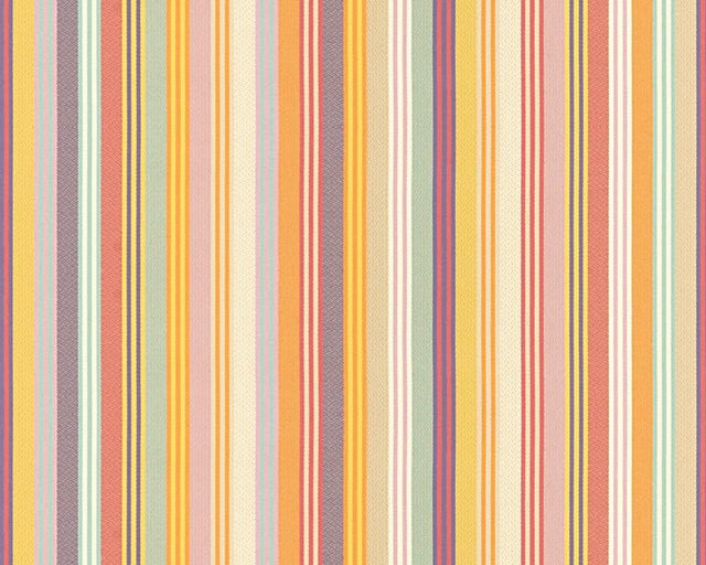 Sample of Kravet Merton Stripe Prism 31716-410 the Echo Design Collection Upholstery Fabric