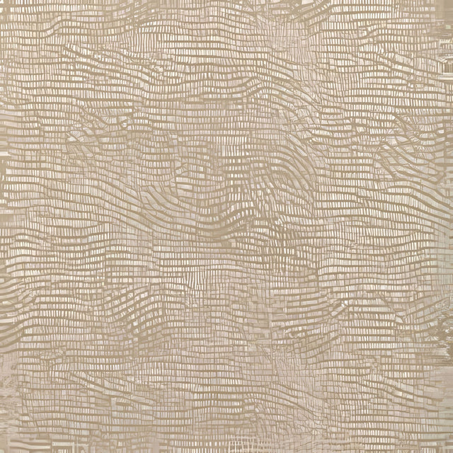 Sample of Kravet Sunbrella Combed Sand Caramel 37259 - 61 Landscape Collection by Barbara Barry Upholstery Fabric