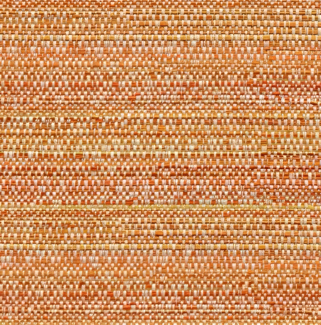 Sample of Kravet Sunbrella Melanger Mandarin 31695 - 12 the Echo Design Collection Upholstery Fabric