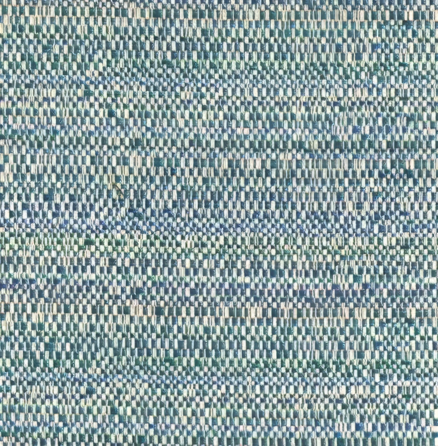 Sample of Kravet Sunbrella Melanger Peacock 31695 - 13 The Echo Design Collection Upholstery Fabric