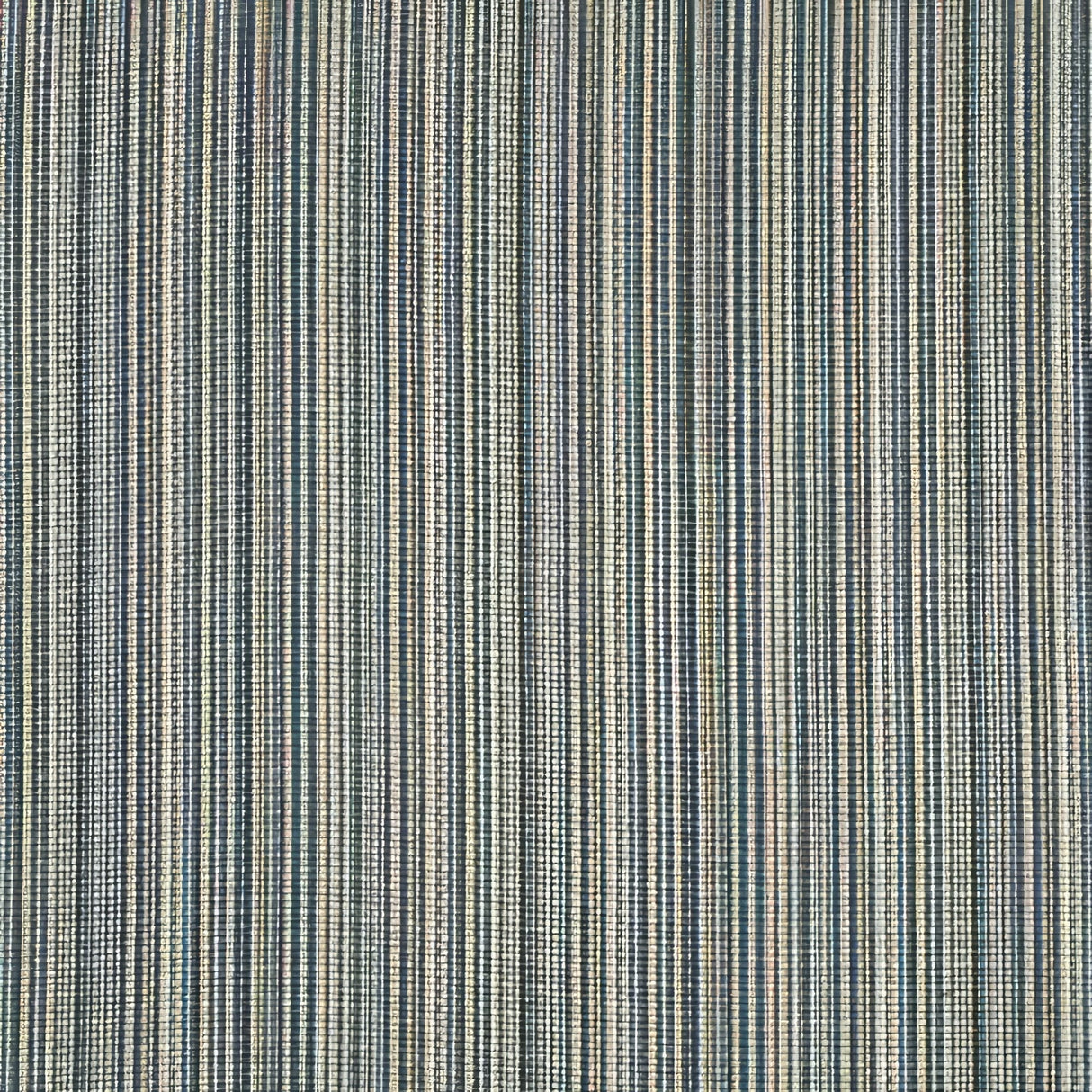 Sample of Kravet Sunbrella Sailing Stripe Slate 31956 - 516 Oceania Indoor Outdoor Collection Upholstery Fabric
