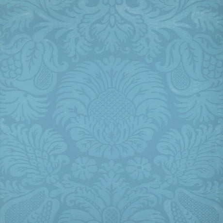 Sample of Lee Jofa Hancock Paper Blue 2022107-5 Bunny Williams Arcadia Wallpaper Collection Wall Covering