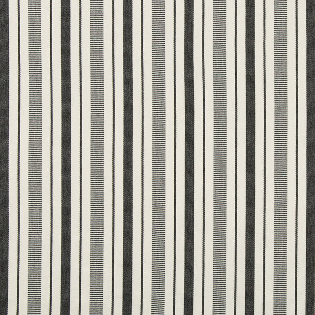 Sample of Lee Jofa Martiques Charcoal 2019129-121 Indoor/Outdoor Collection by Thomas O'Brien Upholstery Fabric