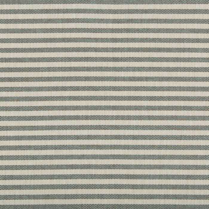 Sample of Lee Jofa Modern Rayas Stripe Navy GWF-3745-165 Terra Firma II Indoor/Outdoor Collection by Kelly Wearstler Upholstery Fabric