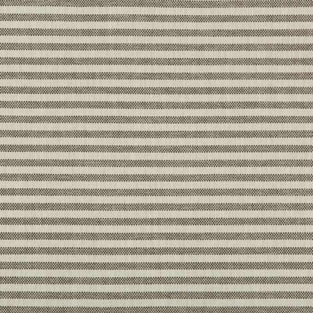 Sample of Lee Jofa Modern Rayas Stripe Soot GWF-3745-168 Terra Firma II Indoor/Outdoor Collection by Kelly Wearstler Upholstery Fabric