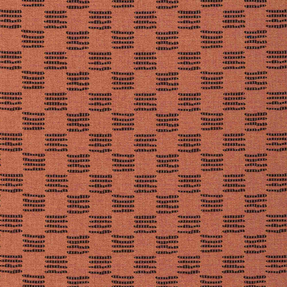 Sample of Lee Jofa Modern Stroll Cerise 3785-24 Oculum Indoor/Outdoor Collection by Kelly Wearstler Upholstery Fabric