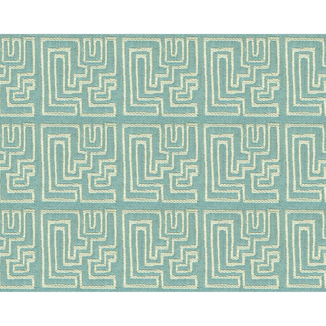 Lee Jofa Modern Sunbrella Miramar Robins Egg GWF-3420-511 Terra Firma Collection by Kelly Wearstler Upholstery Fabric