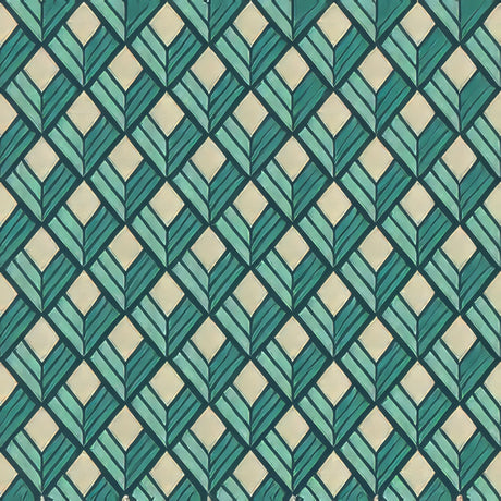 Sample of Lee Jofa Modern Sunbrella New Grille Blue / Navy GWF - 3324 - 550 by Ashley Hicks Upholstery Fabric