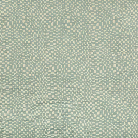Sample of Lee Jofa Modern Sunbrella Wade Seaglass GWF - 3741 - 135 Terra Firma II Indoor Outdoor Collection by Kelly Wearstler Upholstery Fabric