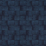 Sample of Lee Jofa Motto Navy 2019141-50 Terra Firma III Indoor/Outdoor Collection by Kelly Wearstler Upholstery Fabric