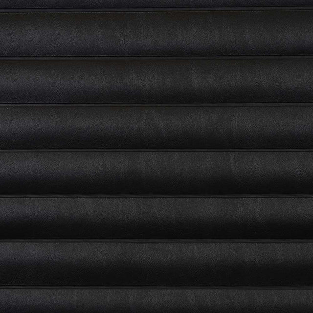 Sample of Nassimi Seaquest Ebony PSP-007ADF Roll-n-Pleat Marine Upholstery Fabric