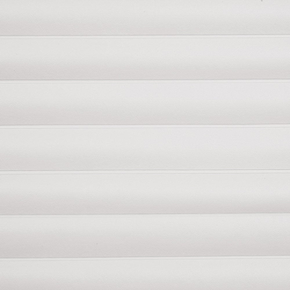 Sample of Nassimi Seaquest Too White PSP-029ADF Roll-n-Pleat Marine Upholstery Fabric