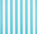Old World Weavers Awning Stripe Turquoise E4 00025135 Elements Collection Upholstery Fabric