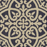 Sample of Outdura Avalon Charcoal 2484 Modern Textures Collection Upholstery Fabric