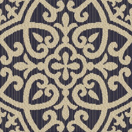 Sample of Outdura Avalon Charcoal 2484 Modern Textures Collection Upholstery Fabric