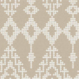 Sample of Outdura Folklore Ecru 11600 Ovation 4 Collection - Warm Winter Upholstery Fabric