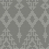 Sample of Outdura Folklore Graphite 11601 Ovation 4 Collection - Night Out Upholstery Fabric