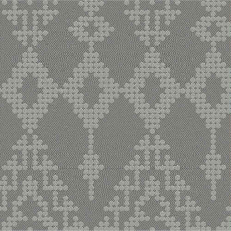 Sample of Outdura Folklore Graphite 11601 Ovation 4 Collection - Night Out Upholstery Fabric