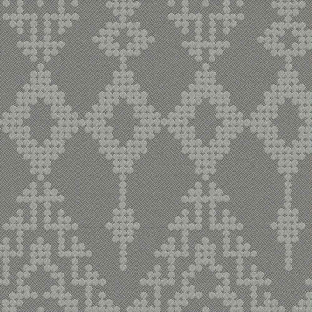 Sample of Outdura Folklore Graphite 11601 Ovation 4 Collection - Night Out Upholstery Fabric