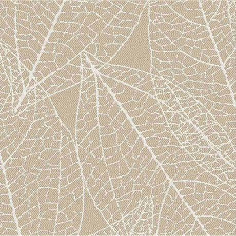 Sample of Outdura Laurel Ecru 11700 Ovation 4 Collection - Warm Winter Upholstery Fabric
