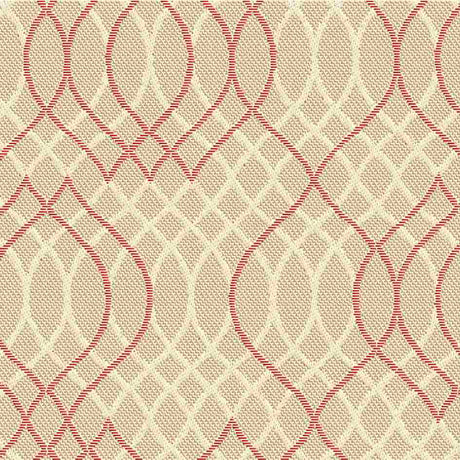 Sample of Outdura Melody Ruby 8714 Ovation 3 Collection - Glowing Passion Upholstery Fabric