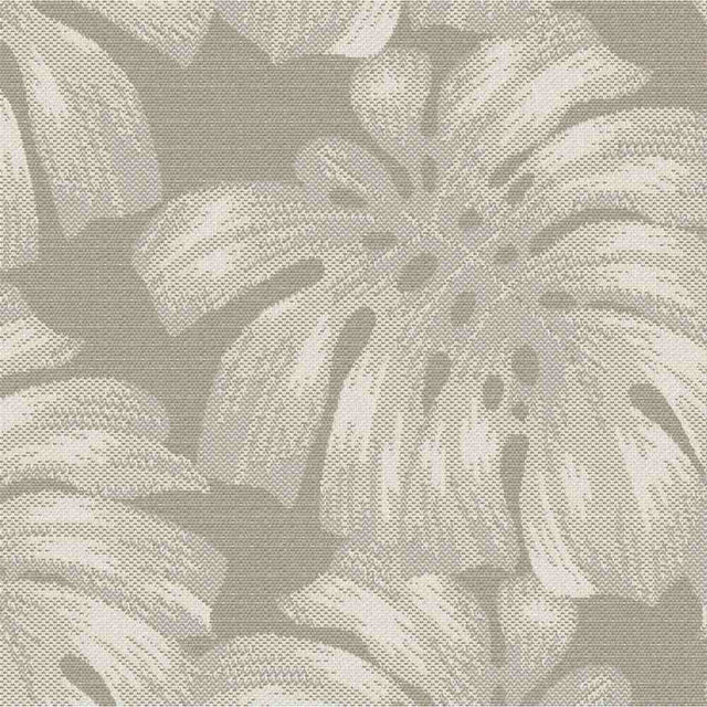 Sample of Outdura Palm Taupe 10701 Ovation 4 Collection - Warm Winter Upholstery Fabric