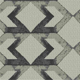 Sample of Outdura Saxon Graphite 11207 Ovation 4 Collection - Night Out Upholstery Fabric
