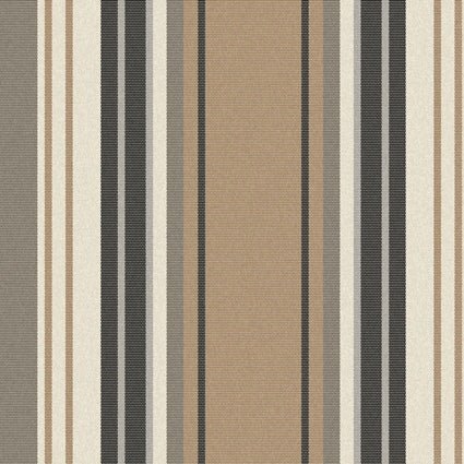 Sample of Outdura Tradewinds Brass 3815 Modern Textures Collection - Reversible Upholstery Fabric
