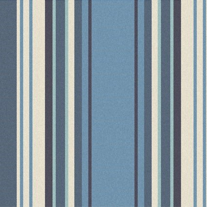 Sample of Outdura Tradewinds Mystic Blue 3812 Modern Textures Collection - Reversible Upholstery Fabric