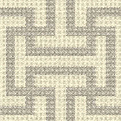 Sample of Outdura Wyndham Silver 2731 Modern Textures Collection - Reversible Upholstery Fabric