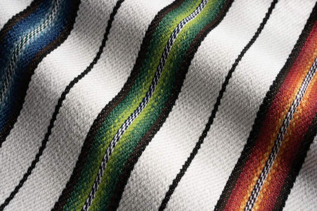 Sample of Perennials Baja Stripe Cosmico 465-802 Far West Liz Lambert Collection Upholstery Fabric