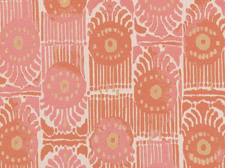 Sample of Perennials Bazaar Melon 797-231 Road Trippin Collection Upholstery Fabric
