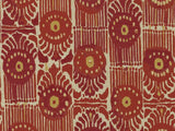 Sample of Perennials Bazaar Red Coral 797-166 Road Trippin Collection Upholstery Fabric