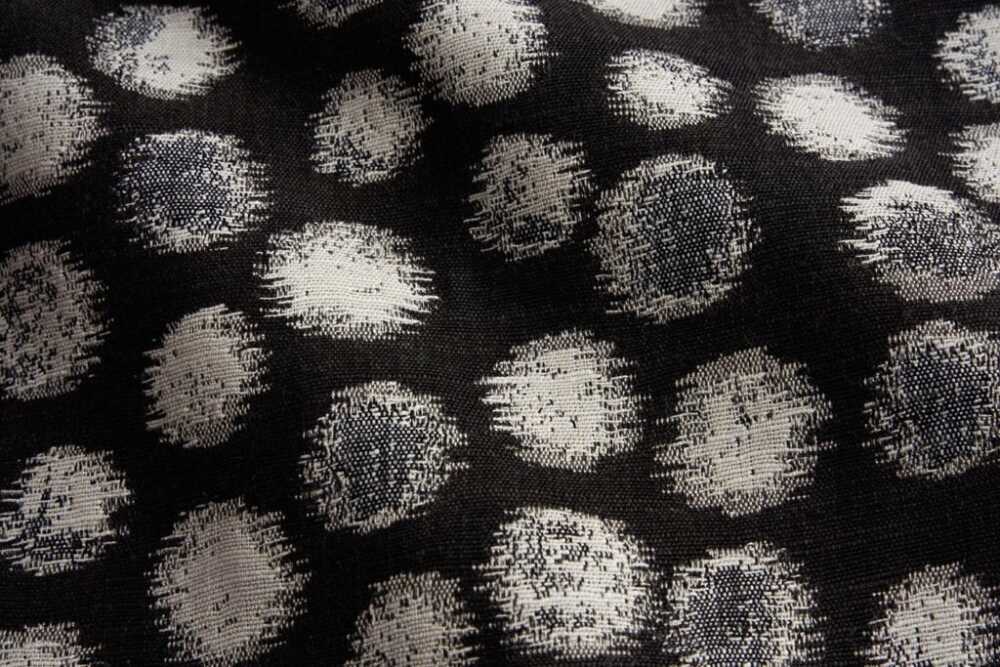 Sample of Perennials Bebop Salt & Pepper 772-191 In the Mix Collection Upholstery Fabric