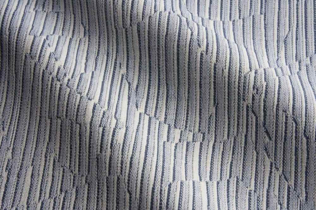 Sample of Perennials Cadence Washed Denim 815-76 In the Mix Collection Upholstery Fabric