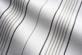 Sample of Perennials Canal Stripe Blanca 833-28 Vincent van Duysen Collection Upholstery Fabric