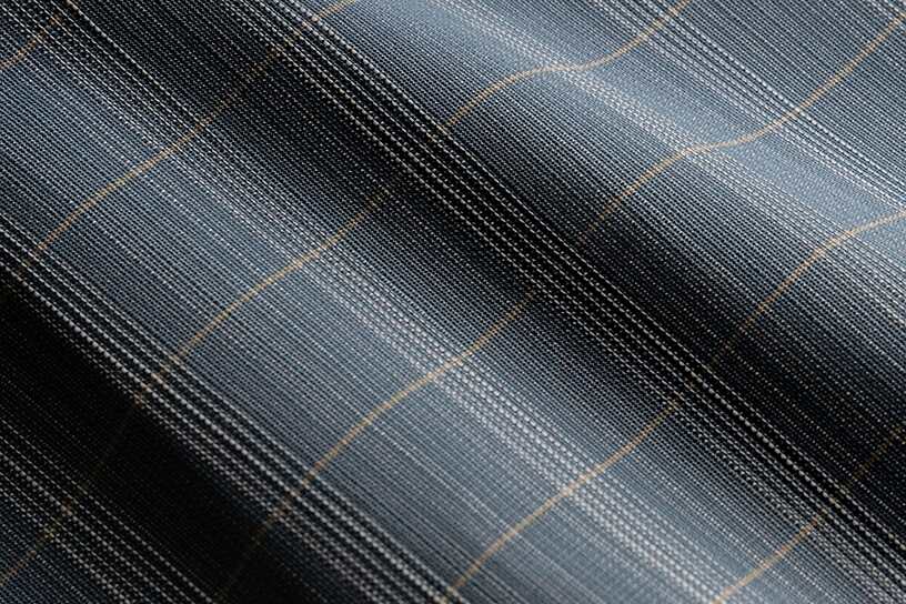 Sample of Perennials Garden Row Bluestone 905-368 Rose Tarlow Collection Upholstery Fabric