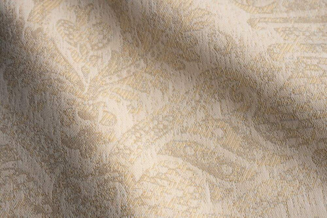Sample of Perennials Go For Baroque Champagne 736-397 Timothy Corrigan Collection Upholstery Fabric