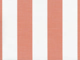 Sample of Perennials Go to Stripe Melon 570-231 Natural Selection Collection Upholstery Fabric