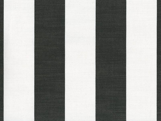 Sample of Perennials Go to Stripe Noir 570-16 Natural Selection Collection Upholstery Fabric