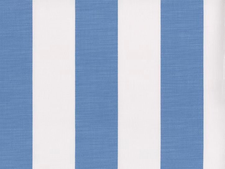 Sample of Perennials Go To Stripe Outta The Blue 570-06 Villa del Sol Collection Upholstery Fabric