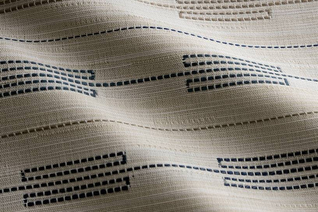 Sample of Perennials Hedge Hunt Blue Heaven 823-15 Rose Tarlow Collection Upholstery Fabric