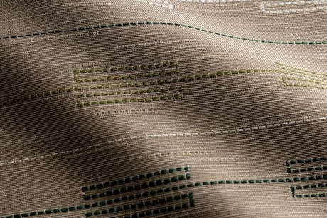 Sample of Perennials Hedge Hunt Grass 823-250 Rose Tarlow Collection Upholstery Fabric