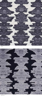 Sample of Perennials Ink Blot After Midnight 752-356 Porter Teleo Collection Upholstery Fabric