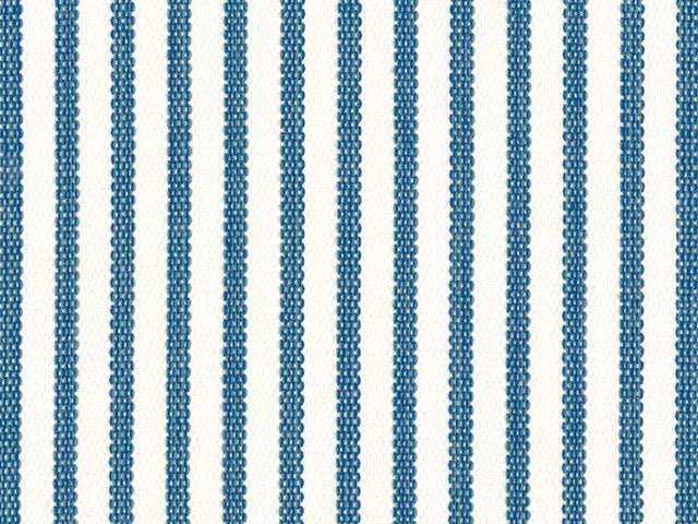 Sample of Perennials Jake Stripe Azure Sea 800-78 Paradise Found Collection by John Hutton Upholstery Fabric