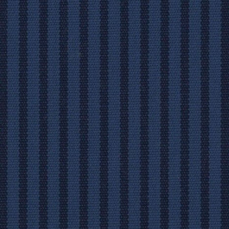 Sample of Perennials Jake Stripe Blue Jean 800-501 Clodagh Collection Upholstery Fabric