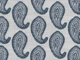 Sample of Perennials Market Paisley Chambray 759-291 Upholstery Fabric