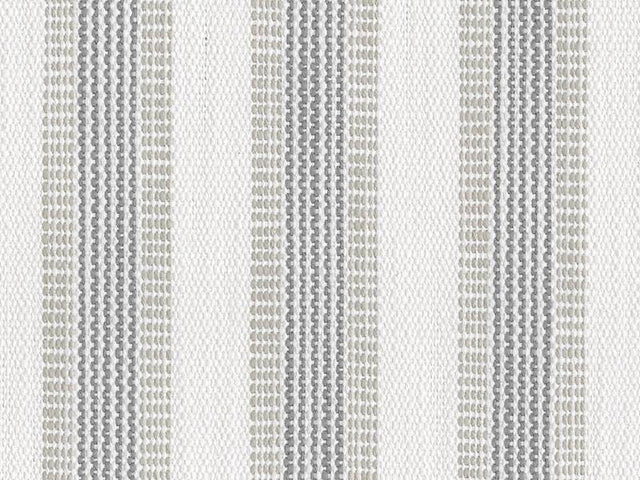 Sample of Perennials Piccadilly Stripe White Sands 885-270 Morris and Co Collection Upholstery Fabric